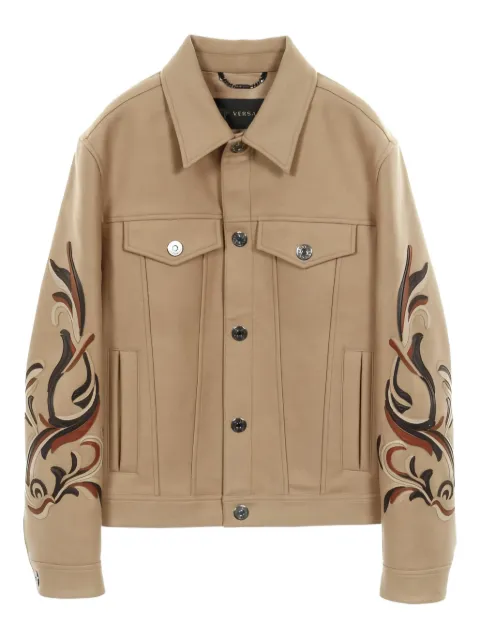 Versace Pre-Owned panelled jacket Neutrals 1024276