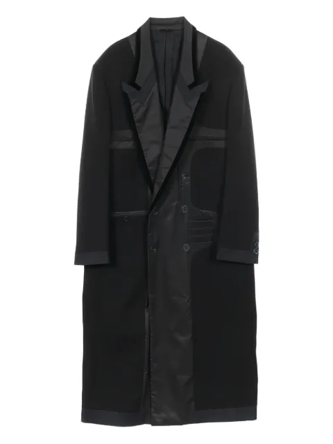 Fendi Pre-Owned double-breasted wool coat Black 1028000