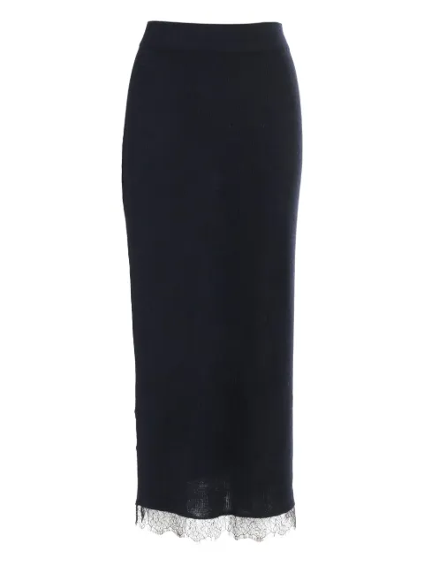 arch4 elasticated lace skirt Blue KNSK253533