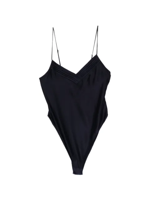 Forte Forte v-neck top Black 14586MYLINGERIE
