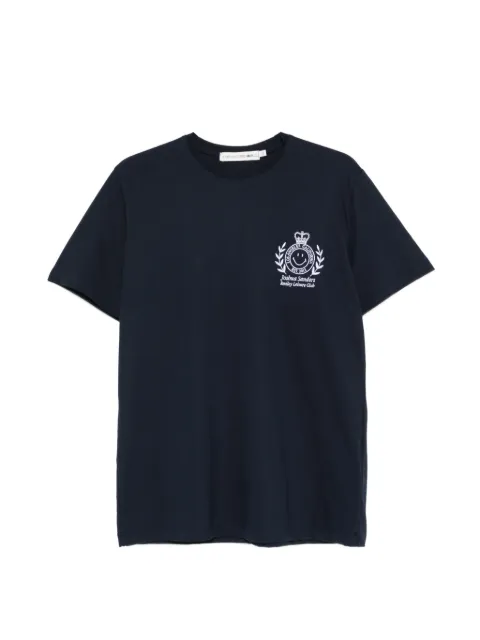 Joshua Sanders x Smiley Leisure Club graphic T-shirt Blue JS36A4910