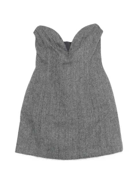 Self-Portrait sleeveless mini dress Grey RS26213SGR