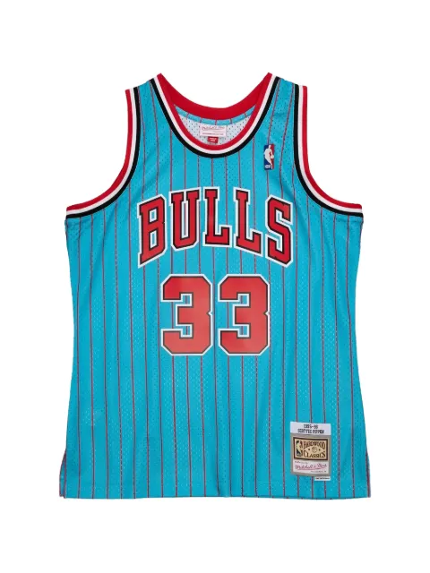 Mitchell & Ness Scottie Pippen striped vest Blue SMJYGS20060CBULTBL95SPI
