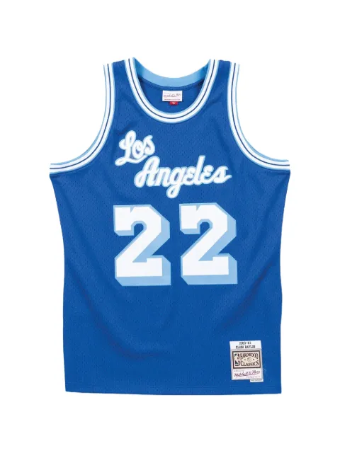 Mitchell & Ness x NBA round-neck vest Blue SMJYLG19013LALROYA60EBY