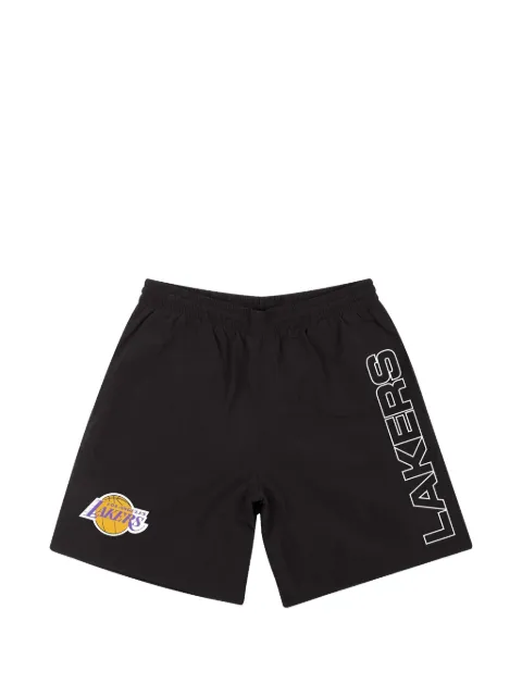 Mitchell & Ness NBA Nylon Short Los Angeles Lakers shorts Black SHORAJ19015LALBLCK