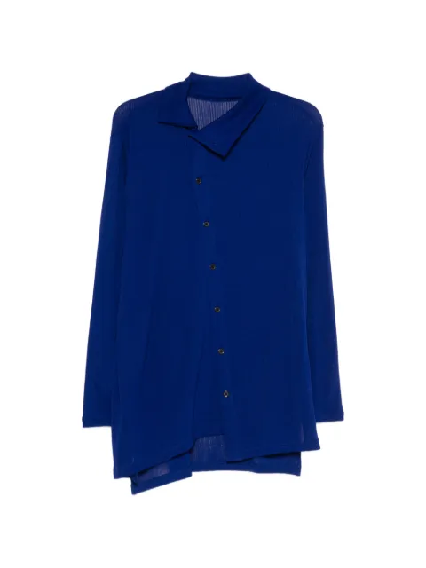 Y's button-up V-neck cardigan Blue YQT24677