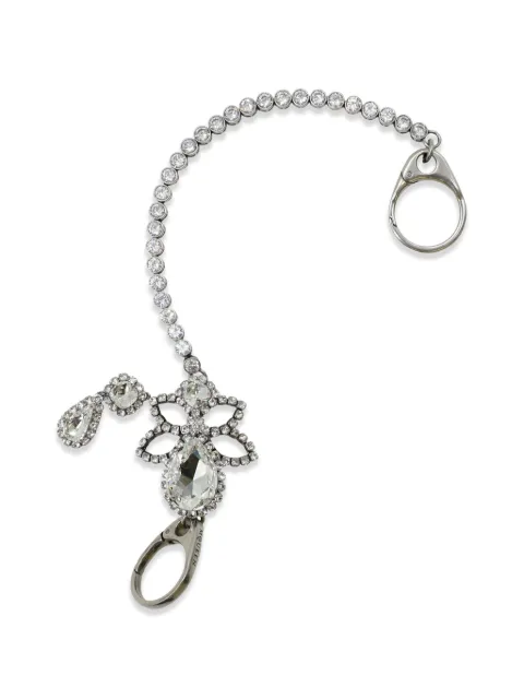 Alexander McQueen Chandelier crystal chain Silver 857728