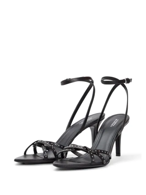 ISABEL MARANT Adole studded leather sandals Black SD0267FAD1A04S