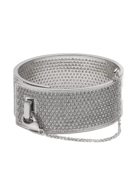 Eddie Borgo crystal-embellished bracelet Silver BR9002P010C
