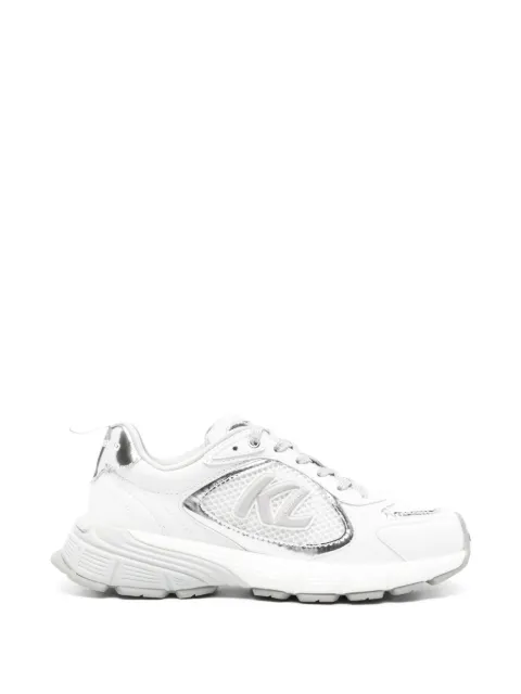 Karl Lagerfeld Orion metallic-trim sneakers White KL65526A41S