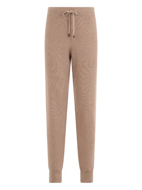 Peserico elastic-waistband track pants Brown S94051F129018C