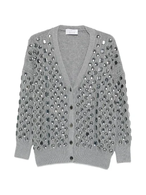 Giuseppe Di Morabito embellished cardigan Grey 06PSKNT385CR16403