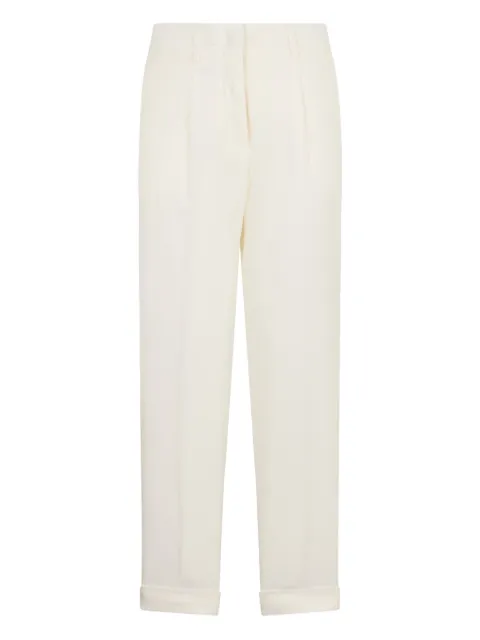 Peserico cuffed trousers Neutrals M04764T002076