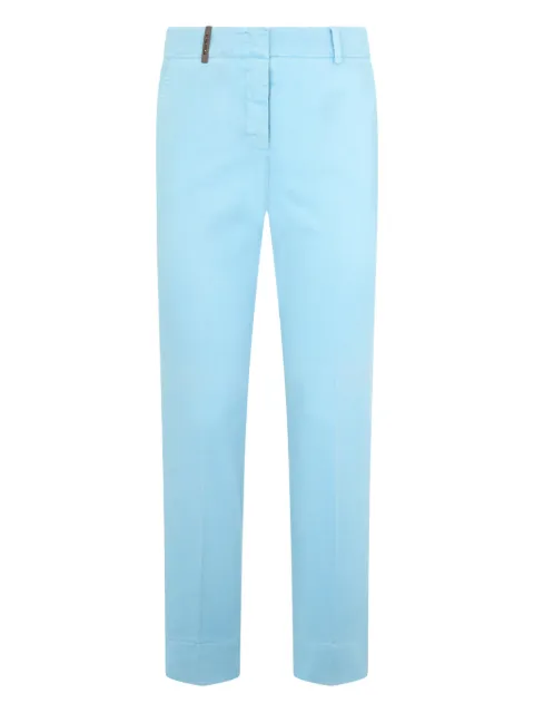 Peserico belt-loop trousers Blue P04718T302487