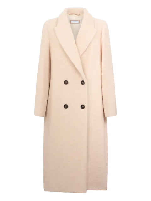 Peserico double-breasted coat Neutrals M2013803191