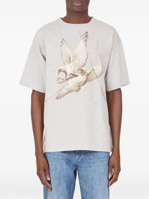 Maison Margiela bird-print T-shirt Grey S50GC0733M20162