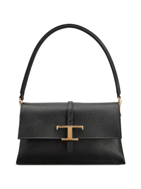 Tod's T-logo shoulder bag Black XBWTSEC9100U1Z