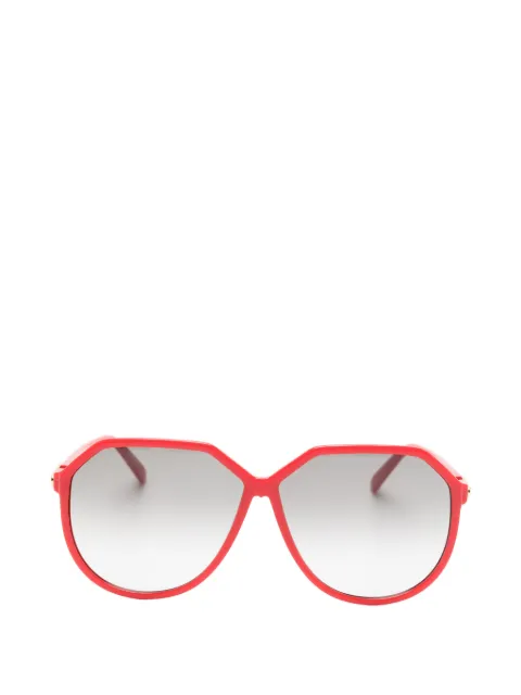 VALENTINO GARAVANI EYEWEAR geometric-frame sunglasses Red VG0026S