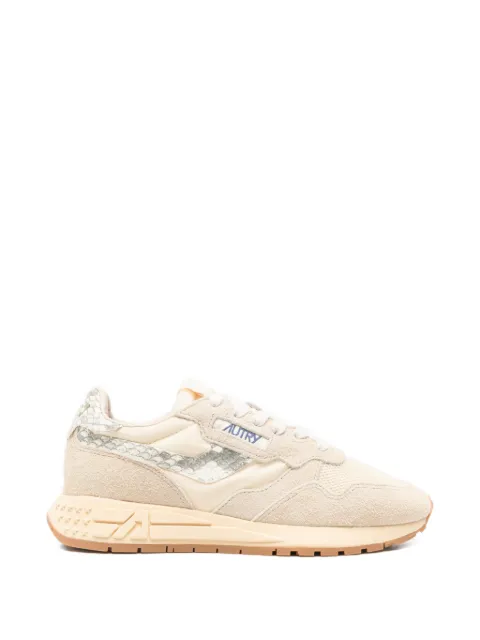 Autry Reelwind lizard-effect sneakers Neutrals WWLWUQ01
