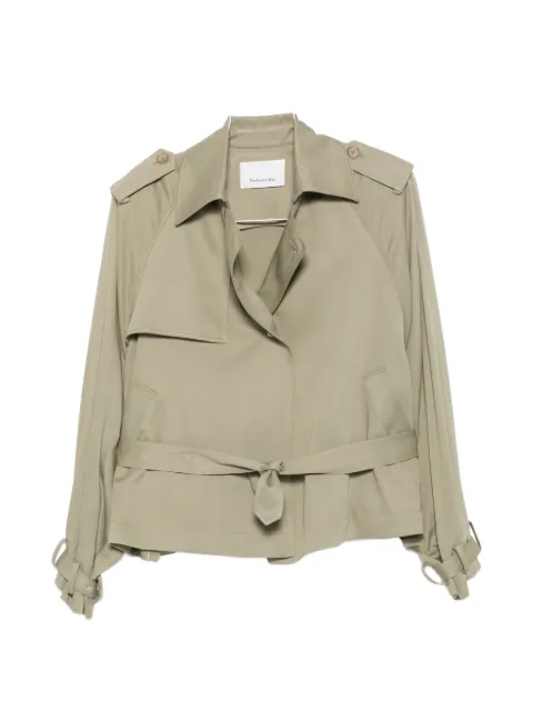 The Frankie Shop Elva belted jacket Green ELVATRFS21993430
