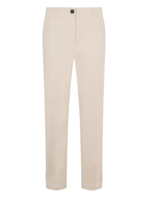 Peserico buttoned straight trousers Neutrals P04852T302487