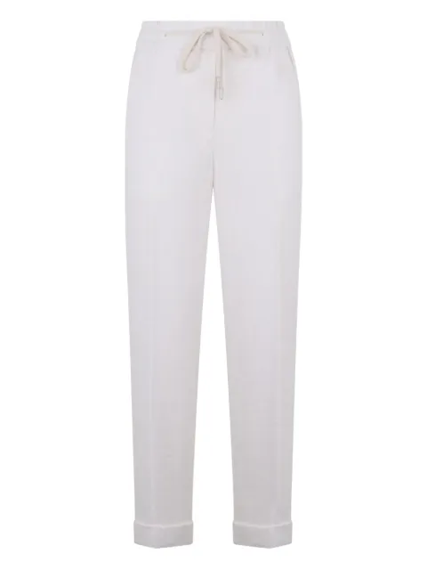 Peserico drawstring trousers White P04858J0R102347