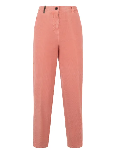 Peserico corduroy trousers Pink P04524T303277