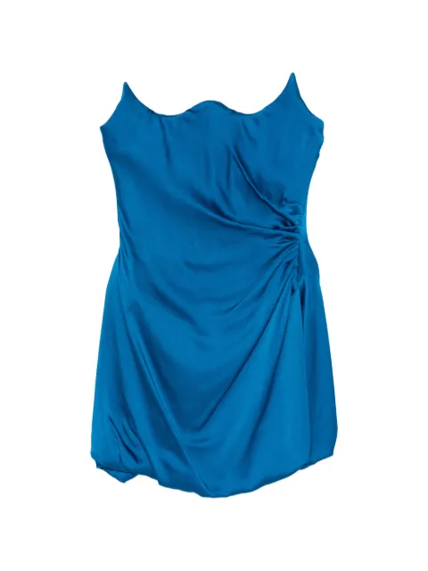 Giuseppe Di Morabito draped sleeveless dress Blue 06PSDR72616314