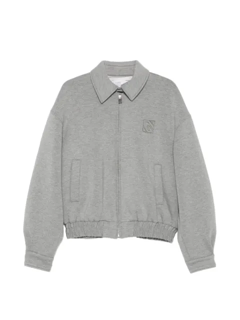 Giuseppe Di Morabito zip logo jacket Grey 06PSBO365MR16315