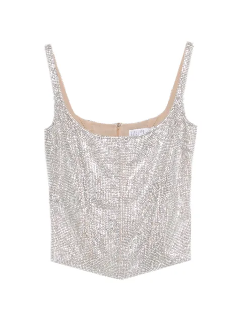 Giuseppe Di Morabito embellished top Silver 06PSTO196FC1631621