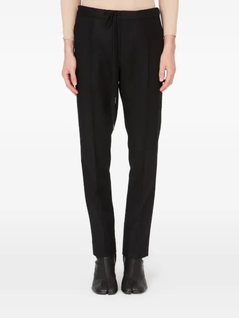 Maison Margiela drawstring-fastening trousers Black S50KA0729S47782