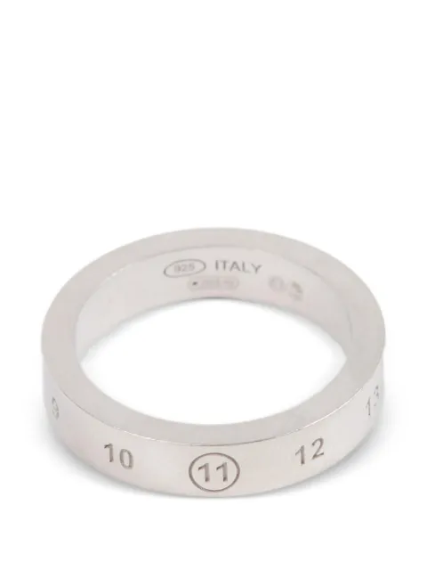 Maison Margiela Numerical ring 4mm Silver SM1UQ0128P9253