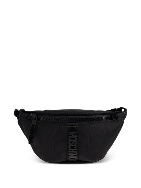 Moschino logo zip belt bag Black MD4613PP0OF21