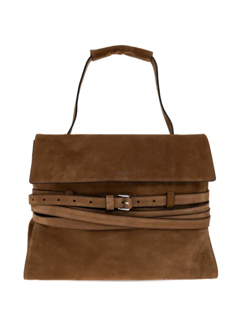 Moschino belted handle tote bag Brown MC4225PP1OOF0