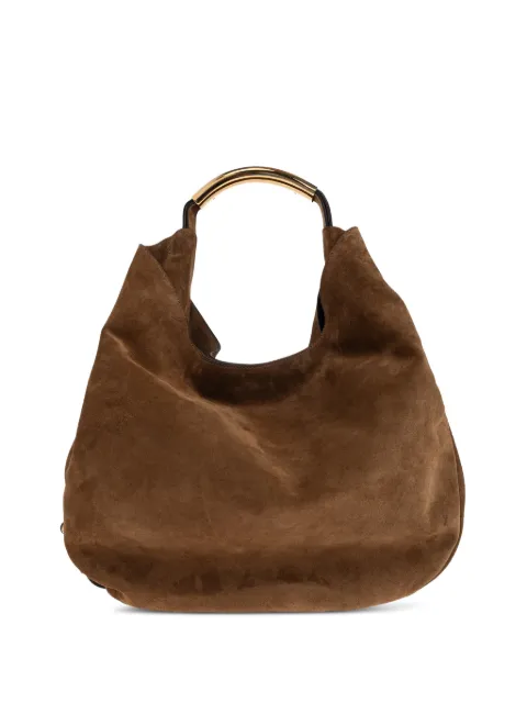 Moschino Handle Me metal-handle shoulder bag Brown MC4182PP1OOF0