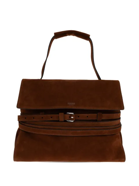 Moschino belted top-handle tote bag Brown MC4225PP1OOF0