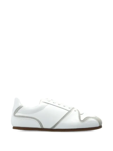 Moschino lace-up leather sneakers White MA15021G1OMFB