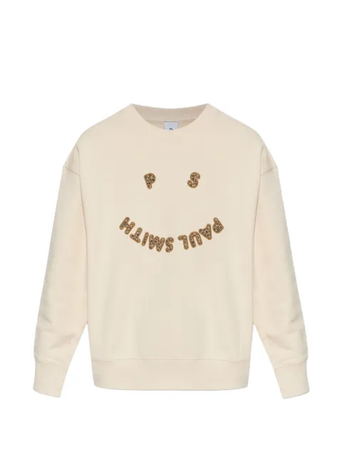 PS Paul Smith logo-lettering sweatshirt Neutrals W2R185VEVP557304