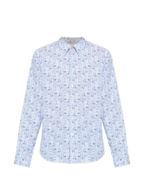 PS Paul Smith floral-print shirt Blue M2R149TV22580