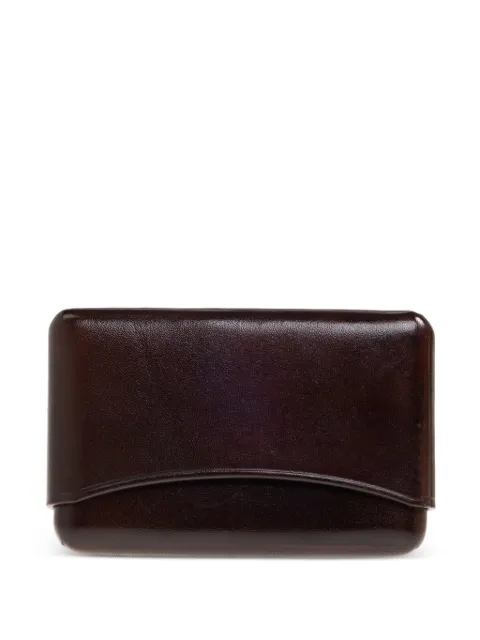 LEMAIRE curved wallet Brown SL0072LL0165