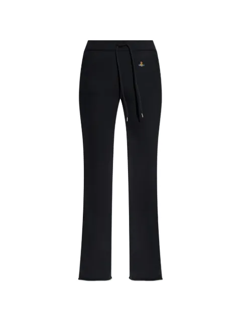 Vivienne Westwood logo drawstring track pants Black 1J01000LJ00AS