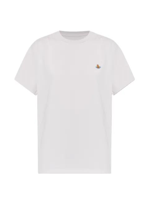 Vivienne Westwood embroidered T-shirt Neutrals 3G010013J001M