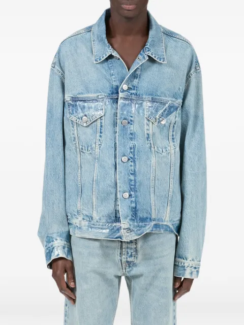 Maison Margiela taped denim jacket Blue S67AM0109M30066