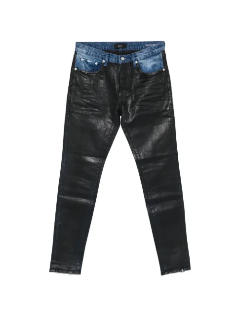 Purple Brand P001 coated skinny jeans Black SKCB126