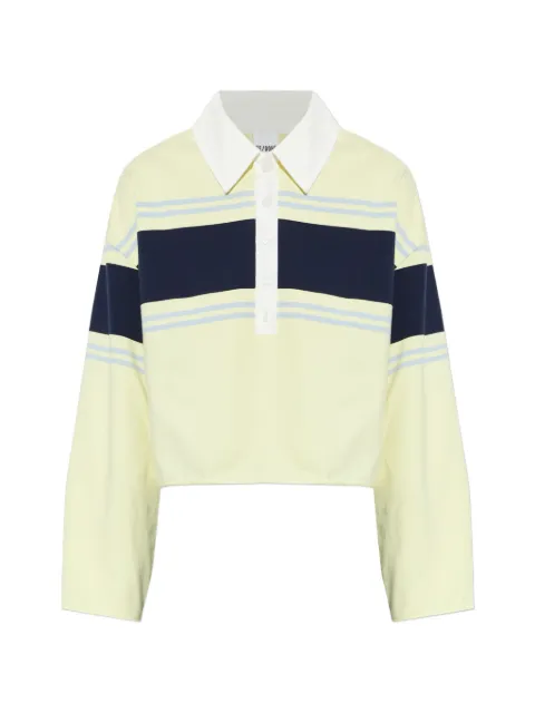 RE/DONE striped polo top Yellow 09102WRGBPOL0