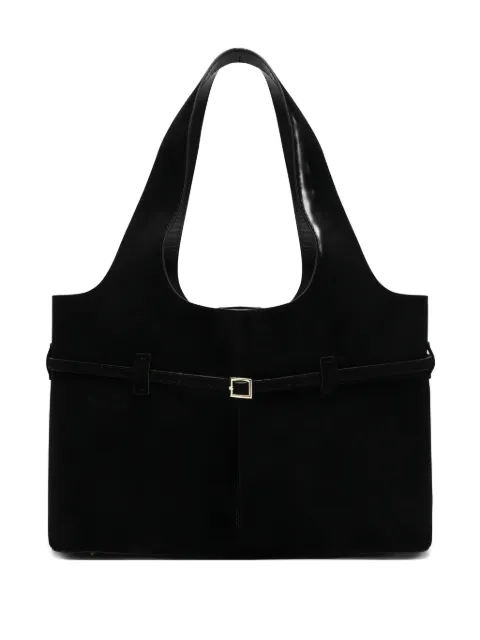 Manu Atelier Cambon Cabas suede tote bag Black 2026108SUE