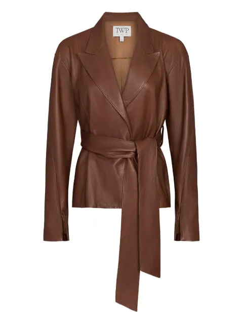 TWP tie-waist jacket Brown N516187L062BIS