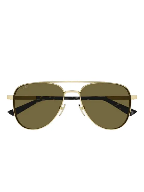 Gucci pilot-frame sunglasses Gold GG1962S004