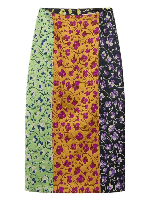 La DoubleJ floral pencil skirt Yellow SKI0011JCQ129HNY03YE02