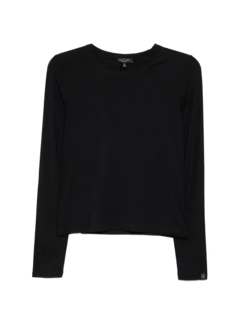 rag & bone long-sleeved top Black RE0A25FT1GW